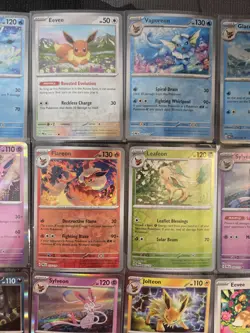 Lot Of 28 x Pokemon Eeveelutions Cards Eevee Line - Image 5