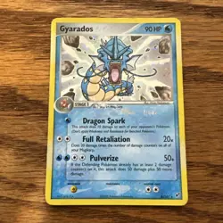 Gyarados 8/107 Reverse Holo Stamped Pokemon TCG Card Ex Deoxys Set - Image 1