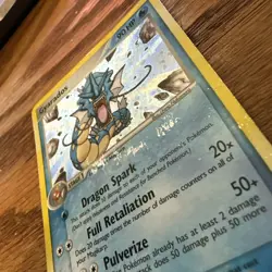 Gyarados 8/107 Reverse Holo Stamped Pokemon TCG Card Ex Deoxys Set - Image 2