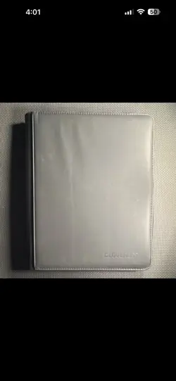 2x Clovercat Toploader Binder 9 Pocket – Holds 252 Cards Each – Black Used - Image 1