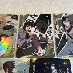Naruto Series 1 Heaven Scroll Card Lot of 5 Great Condition - Image 5