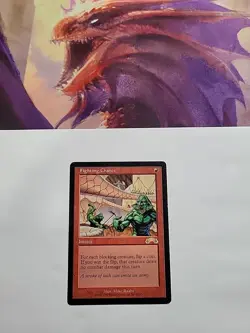 MTG - Fighting Chance Exodus Regular Rare #82 - Image 2