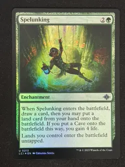 1x MTG Spelunking (Foil) - The Lost Caverns of Ixalan (LCI) #213 - Magic - Image 1