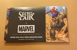 MTG) SECRET LAIR X MARVEL SPIDER-MAN: DAILY BUGLE BREAKING NEWS FOIL EDITION - Image 1