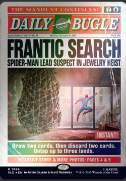 MTG) SECRET LAIR X MARVEL SPIDER-MAN: DAILY BUGLE BREAKING NEWS FOIL EDITION - Image 2
