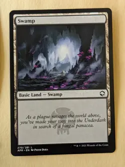SWAMP BASIC LAND-MTG: ADVENTURES IN THE FORGOTTEN REALMS-270/281 - Image 1