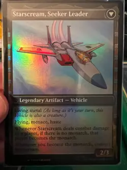 Starscream, Power Hungry // Starscream, Seeker Leader (FOIL) x1 - MTG BOT #5 - Image 2