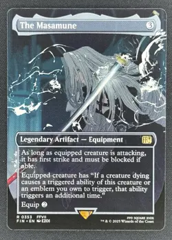 Magic MTG Final Fantasy The Masamune #353 *NON-FOIL* Borderless Rare - Image 1