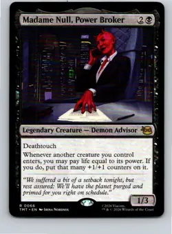 Magic the Gathering Madame Null, Power Broker Teenage Mutant Ninja Turtles MTG - Image 1