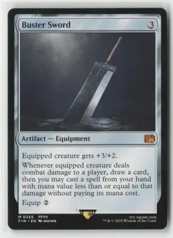 Buster Sword 255 Mythic FINAL FANTASY Magic: The Gathering Near Mint - Image 1