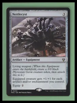 1 x Nettlecyst - Commander: Murders at Karlov Manor - NM-Mint - MTG - Image 1