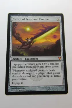 MTG Sword of Feast and Famine x1- -Modern Event Deck 2014-Lightly Played - Image 1
