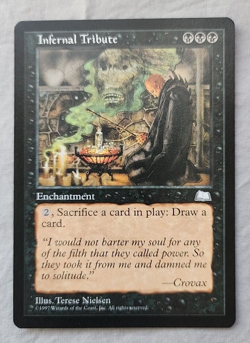 Infernal Tribute Weatherlight Regular NM Near Mint MTG - Image 1
