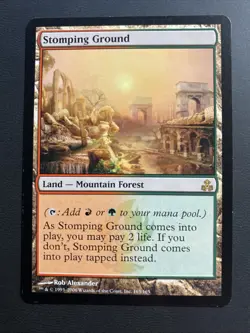 MTG Magic The Gathering - Stomping Ground - Guildpact 165/165 NM - Image 1