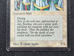 Wall of Swords - Beta - MP - MTG - Magic the Gathering - White - Wall - Image 2