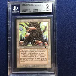 MTG Antiquities Mishra's Factory (Spring) BGS 9 Quad++ (Two 9.5 sub grades) 1994 - Image 1