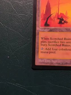 Scorched Ruins Weatherlight MTG NM Free shipping with tracking - Image 4