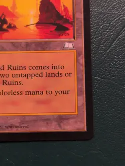 Scorched Ruins Weatherlight MTG NM Free shipping with tracking - Image 5