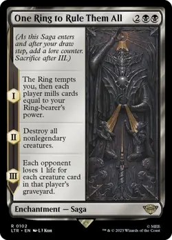 One Ring to Rule Them All - #102 (Saga) - Lord of the Rings - NM MTG - Image 1
