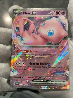 Pokemon TCG Mew ex 151/165 Scarlet & Violet 151 Holo Double Rare LP - Image 3
