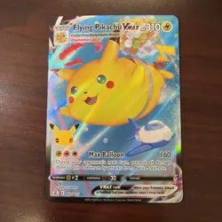 Pokemon Flying Pikachu VMAX Ultra Rare Full Art Holo Celebrations 007/025 NM+ - Image 1