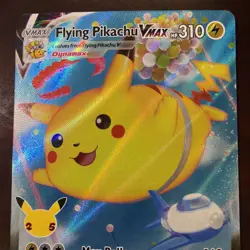 Pokemon Flying Pikachu VMAX Ultra Rare Full Art Holo Celebrations 007/025 NM+ - Image 3