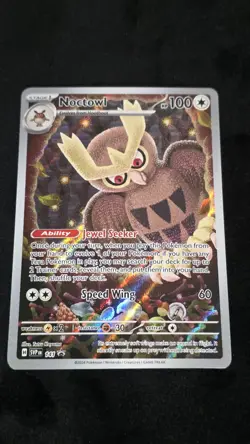 Pokemon TCG Noctowl 141 Sv: Scarlet & Violet Promo Exclusive Holo Eng - Image 1