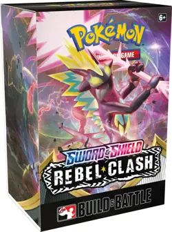 Pokemon TCG Sword & Shield REBEL CLASH Build & Battle Box booster packs - Image 1