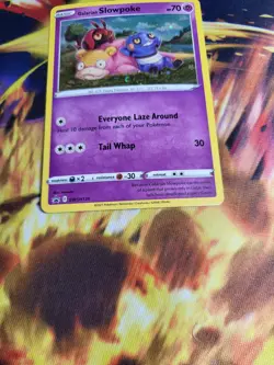 Galarian Slowpoke Black Star Promo Sword & Shield SWSH126 Pokemon TCG - Image 3