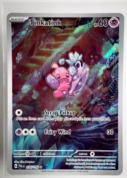 Pokemon Tinkatink Holo Rare 216/193 Scarlet & Violet Paldea Evolved Mint OA3 - Image 1