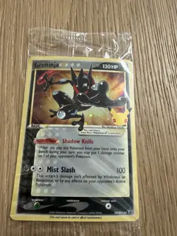 2019-2023 Pokemon SWSH Black Star Promos Greninja Sealed #SWSH144 - Image 1