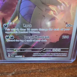 Pokemon Tyranitar SV02 Paldea Evolved Illustration Rare Holo 222/193 HP180 2023 - Image 3