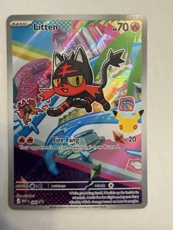 Pokemon First Partner Illustration Collection Series 1 Alolan Starters MEP 43-45 - Image 4