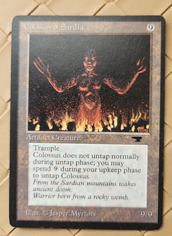 Colossus of Sardia Antiquities Regular LP Lightly Played MTG - Image 1