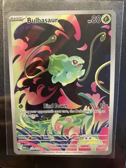 Pokemon Bulbasaur 133/132 Mega Evolution Alt Art Holo Rare 80 HP English - Image 1
