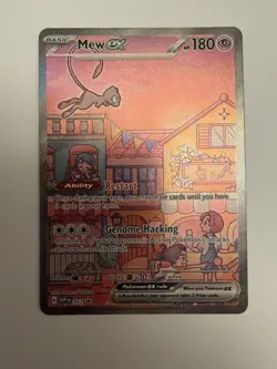 Pokemon TCG Mew Ex SVP 053 Black Star UPC Promo Scarlet & Violet 151 - Image 1