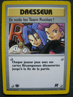 Carte Pokemon Wizards Team Rocket - Et voila les Team Rocket ! 71/82 Edition 1 - Image 1