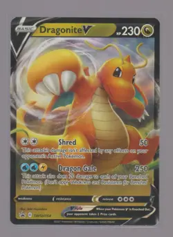 DRAGONITE V SWSH154 HOLO PROMO SWORD & SHIELD PROMO POKEMON HOLO NEAR MINT - Image 1