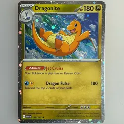 Dragonite 151 Cosmos Holo Sam's Club Promo Pokemon TCG 149/165 Scarlet & Violet - Image 1