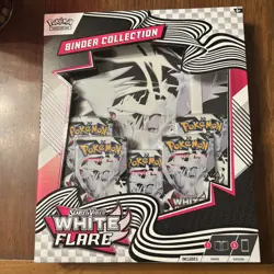 🔥 Pokemon Scarlet & Violet White Flare Binder Collection 🔥 - Image 1