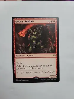 MTG - Goblin Chieftain Jumpstart Regular Rare #324 - Image 1