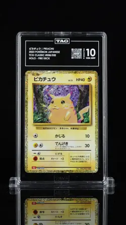 Pikachu #008/032 Pokemon TCG Classic Japanese TAG 10 Gem Mint 5a - Image 1