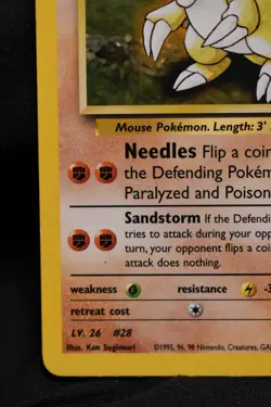 Brock's Sandslash 23/132 MP Gym Heroes Regular Rare Unlimited Pokemon TCG - Image 5