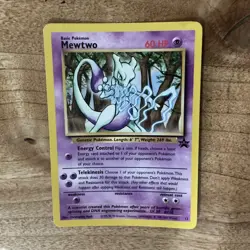 Pokemon TCG 1999-2000 Wizards Mewtwo Black Star Promo 12/102 English - Image 2