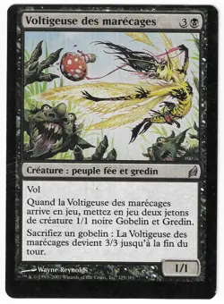 ►Magic-Style◄ MTG - Marsh Flitter - French Lorwyn MISCUT MISPRINT - Good - Image 1