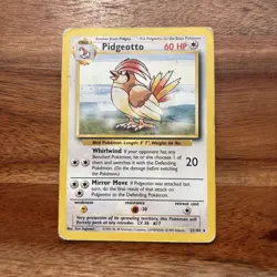 Pokemon Pidgeotto Base Set 22/102 Uncommon 60 HP WOTC 1999 Spanish TCG - Image 1