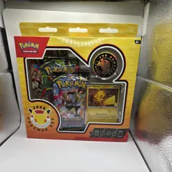 Pokemon TCG Pokemon Day 2026 Special Edition Box Promo Pikachu & Booster Packs - Image 1