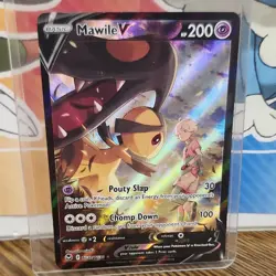 Mawile V Full Art Ultra Rare Holo TG17/TG30 Silver Tempest 200 HP Pokemon TCG - Image 1