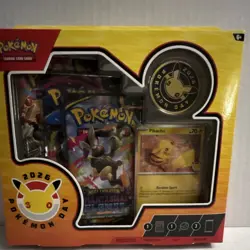 ￼ Pokemon 30th Anniversary Pikachu Day Promo 3-Pack – Sealed Limited Collectible - Image 1