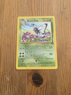 Butterfree TCG Pokemon Jungle 33/64 Non Holo Rare 1999 WOTC - Image 1